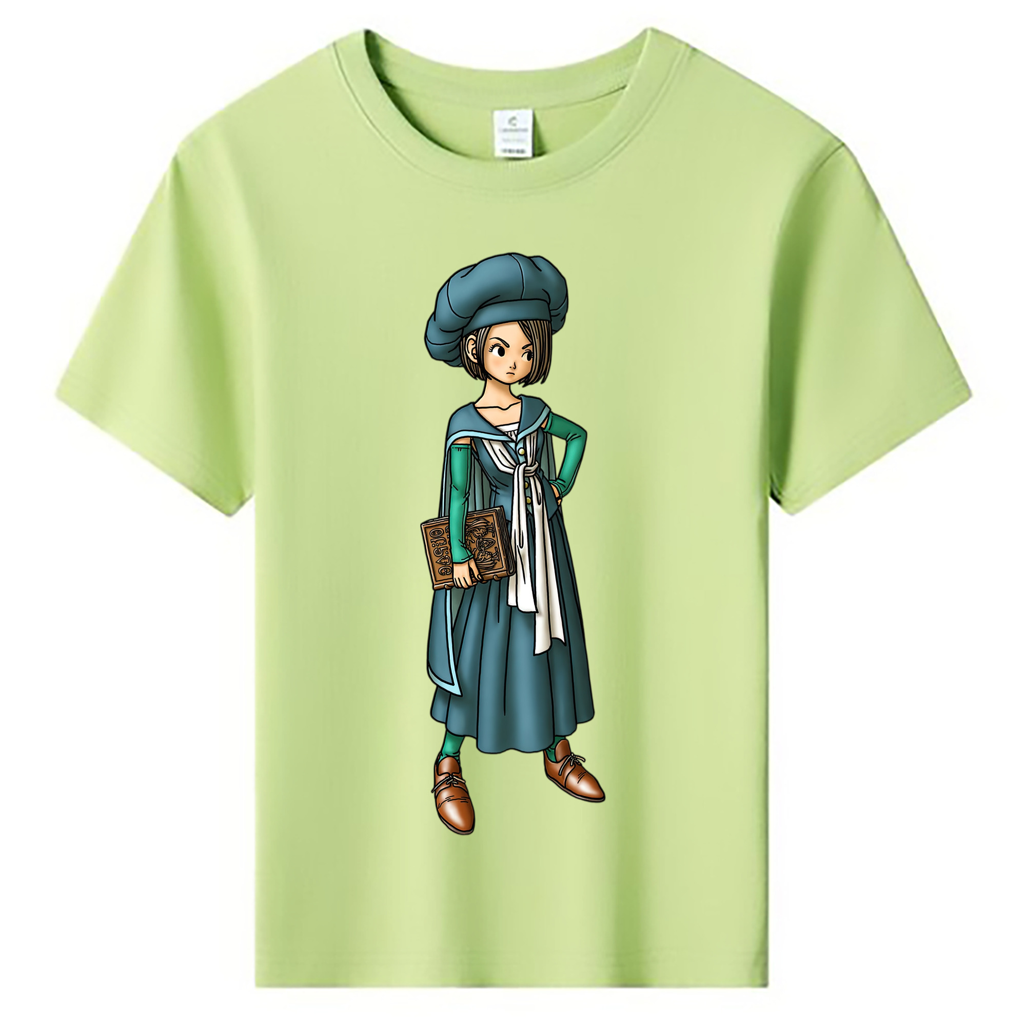 （画像用） ドラゴンクエスト Doragon Kuesuto Dragon Quest 綿100％キッズTシャツ（フロントプリント）